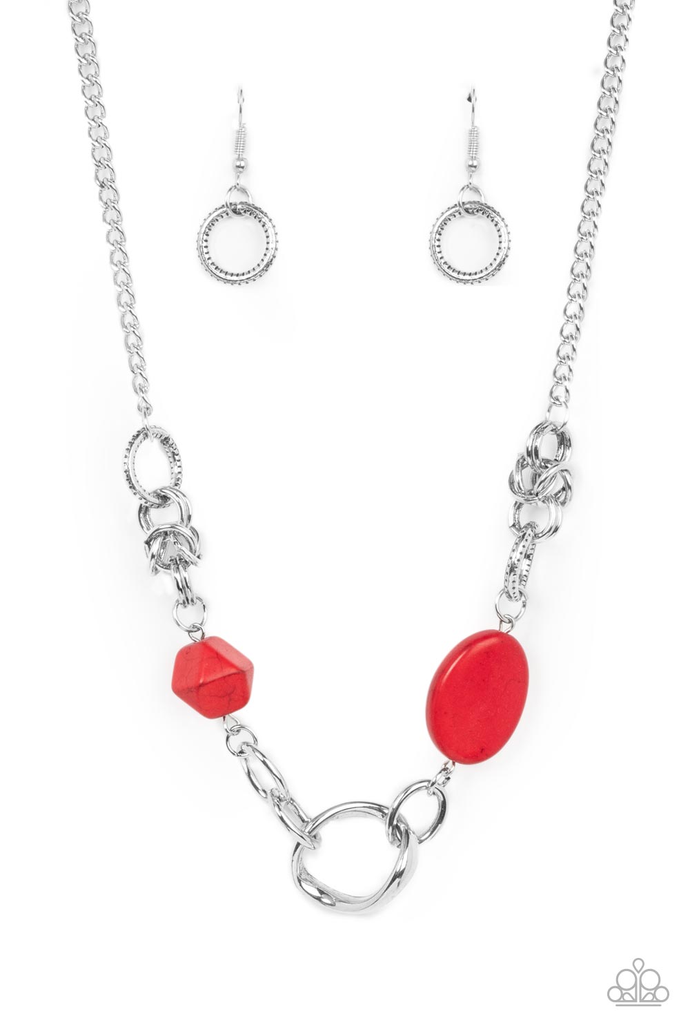 Paparazzi Strands of Sass - Red Necklace – A Finishing Touch Jewelry